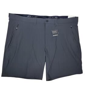 NEW Eddie Bauer Horizon Guide Wander Shorts Mens 46 Tall Carbon Gray 9" UPF 50+